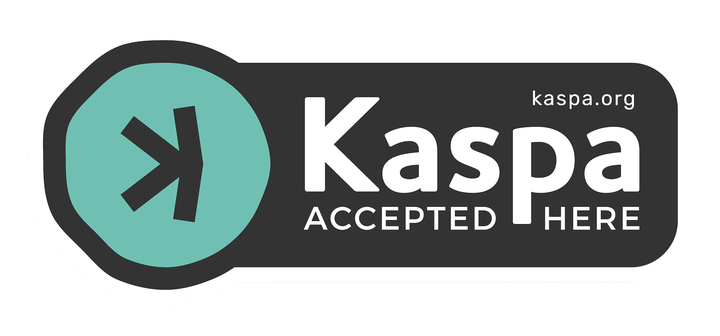Kaspa accepted here